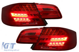 LED Luci posteriori per BMW Serie 3 E92 Coupé Pre LCI 2006-2010 rosso Chiaro-image-6089683