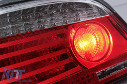 LED Luci posteriori per BMW Serie 5 E60 04.2003-03.2007 rosso Chiaro LCI Facelift Look-image-65801