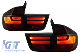 LED Luci posteriori per BMW X5 E70 07-10 Barra Luminosa LCI Facelift Look Fumo-image-6026052