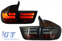 LED Luci posteriori per BMW X5 E70 07-10 Barra Luminosa LCI Facelift Look Fumo-image-6026524