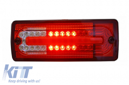 LED Luci posteriori per Mercedes Classe G W463 1989-2015 Rosso Chiaro-image-6021004