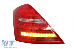 LED Luci posteriori per Mercedes Classe S W221 2005-2012 Facelift Look-image-45295