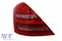 LED Luci posteriori per Mercedes Classe S W221 2005-2012 Facelift Look-image-45296