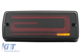 LED Luci posteriori per Mercedes G W463 08-17 Facelift 18 Look Dinamico Start Up Fumo-image-6079360