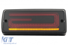 LED Luci posteriori per Mercedes G W463 08-17 Facelift 18 Look Dinamico Start Up Fumo-image-6079361