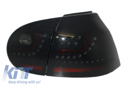 LED Luci posteriori per VW Golf V 5 Guida sinistra 04-09 Fumo Estremo Nero Look-image-6021617