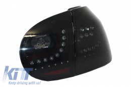 LED Luci posteriori per VW Golf V 5 Guida sinistra 04-09 Fumo Estremo Nero Look-image-6021619