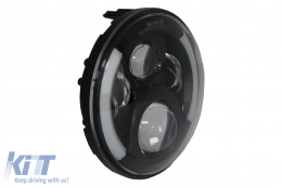 
LED motorkerékpár Első lámpa Honda CB250 CB400 CB500 CB1300 / Hornet 250 / Hornet 600 Hornet 900 / VTR250 VTEC400 modellekhez, 75W 7 colos IP67 H4-image-6080590