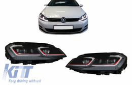 LED Phares pour VW Golf 7 2012-2017 Facelift G7.5 GTI Look Lumières Dynamiques-image-6056568