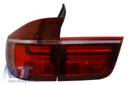 LED Rücklichter für BMW X5 E70 2007-2010 Lichtleiste LCI Facelift Design-image-6023808