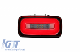 LED Rear Bumper Fog Lamp Light Bar suitable for Mercedes G-Class W463 (1989-2015) Red Clear-image-6034204