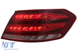 LED SBARRA Luci posteriori per Mercedes E W212 Facelift 13-16 Dinamico Leggero rosso Chiaro-image-6090858