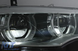 LED Scheinwerfer Xenon Angel Eyes 3D Dual Halo Felgen für BMW X6 E71 2008-2012-image-6083032