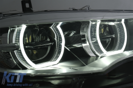 LED Scheinwerfer Xenon Angel Eyes 3D Dual Halo Felgen für BMW X6 E71 2008-2012-image-6083035