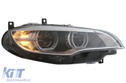 LED Scheinwerfer Xenon Angel Eyes 3D Dual Halo Felgen für BMW X6 E71 2008-2012-image-6083037