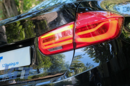 LED Taillights Conversion to LCI Design suitable for BMW 3 Series F30 Pre LCI LCI (2011-2019) Red Clear with Dynamic Sequential Turning Light-image-6024756