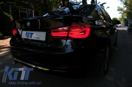 LED Taillights Conversion to LCI Design suitable for BMW 3 Series F30 Pre LCI LCI (2011-2019) Red Clear with Dynamic Sequential Turning Light-image-6064112