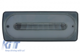 LED Taillights Light Bar suitable for Mercedes G-class W463 (1989-2015) Smoke Dynamic Sequential Turning Lights-image-6018724