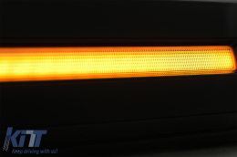 LED Taillights Light Bar suitable for Mercedes G-Class W463 (2008-2017) Facelift 2018 Design Dynamic Sequential Turning Lights Black-image-6086664