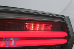 LED Taillights M Look Black Line suitable for BMW 3 Series F30 Pre LCI & LCI (2011-2019) Red Smoke Conversion to LCI Design with Dynamic Sequential Turning Light-image-6024729