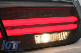 LED Taillights M Look Black Line suitable for BMW 3 Series F30 Pre LCI & LCI (2011-2019) Red Smoke Conversion to LCI Design with Dynamic Sequential Turning Light-image-6064430