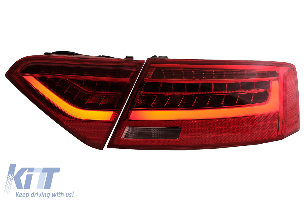 LED Taillights suitable Audi A5 8T Facelift (2012-2016) Dynamic Sequential Light - CarPartsTuning.com