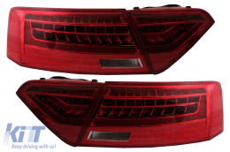 LED Taillights suitable for Audi A5 8T Facelift (2012-2016) Dynamic Sequential Turning Light-image-6085687