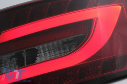 LED Taillights suitable for Audi A6 C6 4F Limousine (04.2004-2008) Red Smoke 7PIN-image-44046