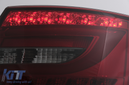 LED Taillights suitable for Audi A6 C6 4F Limousine (04.2004-2008) Red Smoke 7PIN-image-6089398