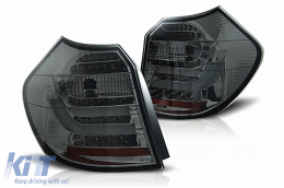 LED Taillights suitable for BMW 1 Series E81 E87 (09.2007-2011) Black Smoke - RB28ASLBS