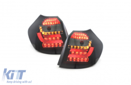 LED Taillights suitable for BMW 1 Series E81 E87 (09.2007-2011) Black Smoke-image-65464