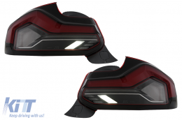 LED Taillights suitable for BMW 2 Series F22 F23 M2 F87 (2014-2020) Dynamic Turning Lights-image-6110291