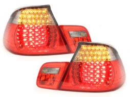 LED Taillights suitable for BMW 3 Series E46 2D Cabrio (2000-2005) Red Smoke - RB20CLRS