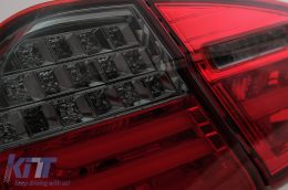 LED Taillights suitable for BMW 3 Series E90 (2005-2008) LED Light Bar LCI Design Red Smoke-image-6087434