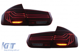 LED Taillights suitable for BMW 3 Series F30 Pre LCI & LCI F80 M3 (2011-2019) CSL Laser Look - TLBMF30CSL