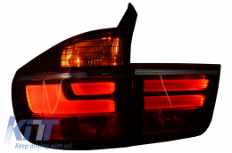 LED Taillights suitable for BMW X5 E70 (2007-2010) Light Bar LCI Facelift Design-image-6023878