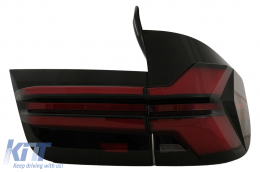 LED Taillights suitable for BMW X5 E70 (2007-2013) Light Bar Upgrade to G05 LCI Design-image-6109824