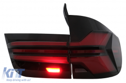 LED Taillights suitable for BMW X5 E70 (2007-2013) Light Bar Upgrade to G05 LCI Design-image-6109828