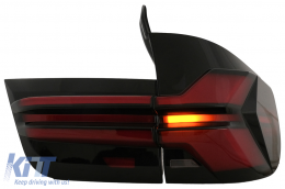 LED Taillights suitable for BMW X5 E70 (2007-2013) Light Bar Upgrade to G05 LCI Design-image-6109833