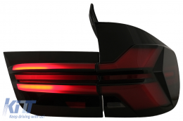 LED Taillights suitable for BMW X5 E70 (2007-2013) Light Bar Upgrade to G05 LCI Design-image-6109837