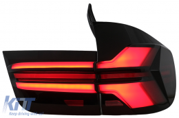 LED Taillights suitable for BMW X5 E70 (2007-2013) Light Bar Upgrade to G05 LCI Design-image-6109838