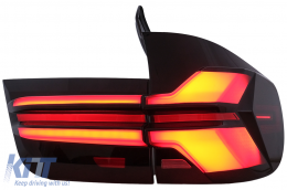 LED Taillights suitable for BMW X5 E70 (2007-2013) Light Bar Upgrade to G05 LCI Design-image-6109839