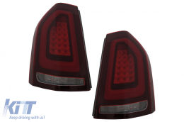 LED Taillights suitable for Chrysler 300 LD Lancia Thema (2011-2014) with Dynamic Start-up Display-image-6110099