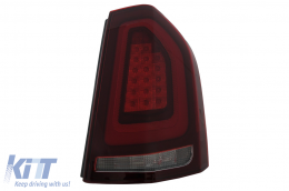 LED Taillights suitable for Chrysler 300 LD Lancia Thema (2011-2014) with Dynamic Start-up Display-image-6110100