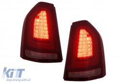 LED Taillights suitable for Chrysler 300 LD Lancia Thema (2011-2014) with Dynamic Start-up Display-image-6110105