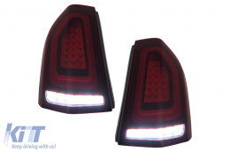 LED Taillights suitable for Chrysler 300 LD Lancia Thema (2011-2014) with Dynamic Start-up Display-image-6110108