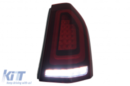 LED Taillights suitable for Chrysler 300 LD Lancia Thema (2011-2014) with Dynamic Start-up Display-image-6110109