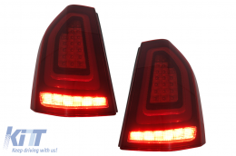 LED Taillights suitable for Chrysler 300 LD Lancia Thema (2011-2014) with Dynamic Start-up Display-image-6110111