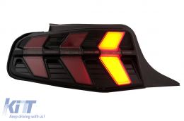 LED Taillights suitable for Ford Mustang V Pre-Facelift (2010-2012) Smoke-image-6107286