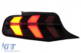 LED Taillights suitable for Ford Mustang V Pre-Facelift (2010-2012) Smoke 7 Modes with Dynamic Sequential Turning Lights-image-6107246